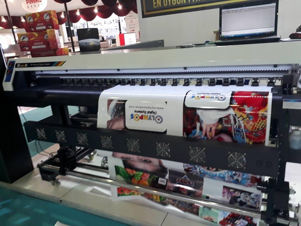 Olympos Epson DX7 Eko Solvent 180cm Dijital Baskı PLOTTER MAKİNA