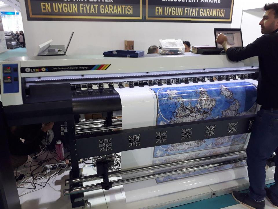 Olympos Epson DX7 Eko Solvent 180cm Dijital Baskı PLOTTER MAKİNA