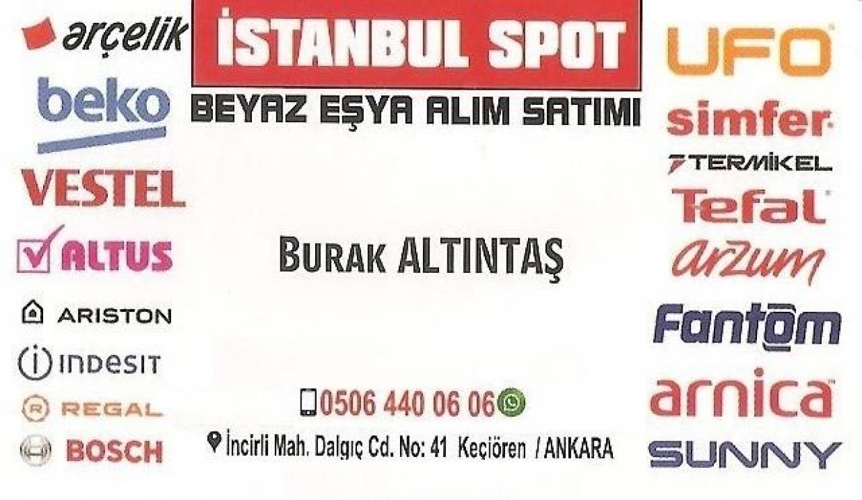 İSTANBUL SPOT ANKARA BEYAZ EŞYA ALIM-SATIMI