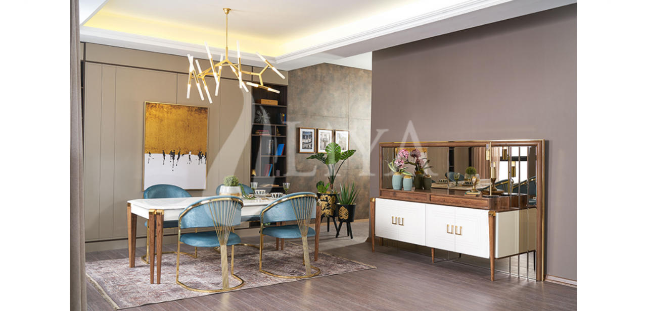 Liya Mobilya Luxury Arles Yemek Odası